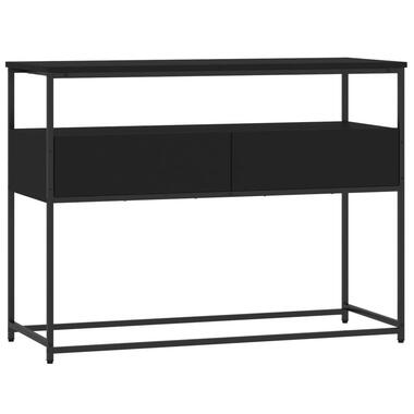 vidaXL - Wandtafel - Zwart - Bewerkt hout product