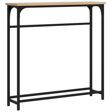 vidaXL - Wandtafel - Bruin - Bewerkt hout product