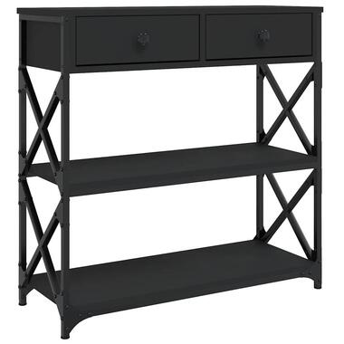 vidaXL - Wandtafel - Zwart - Bewerkt hout product
