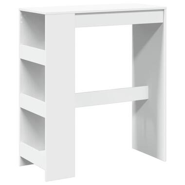vidaXL - table de bar - Blanc - Bois d'ingénierie product