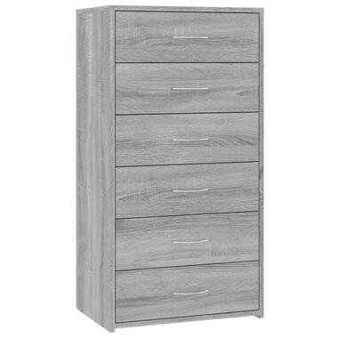 vidaXL - buffet - Gris - Bois d'ingénierie product