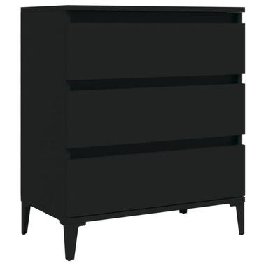vidaXL - Dressoir - Zwart - Bewerkt hout product