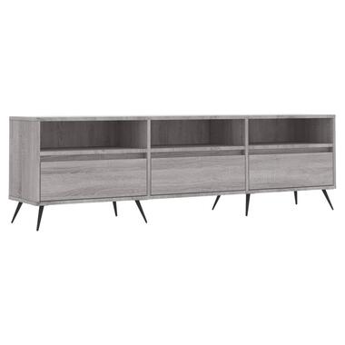 vidaXL - Meuble TV avec 3 portes et 3 niches - Sonoma gris - 150x30x44.5 cm product