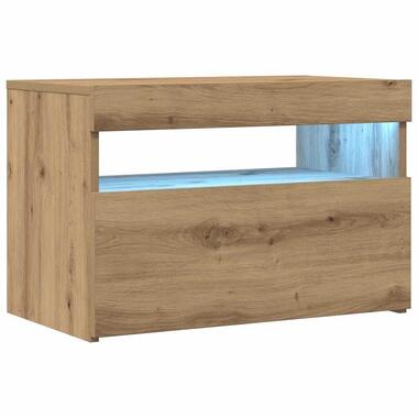 vidaXL - Tv-meubel - Bruin - Bewerkt hout product