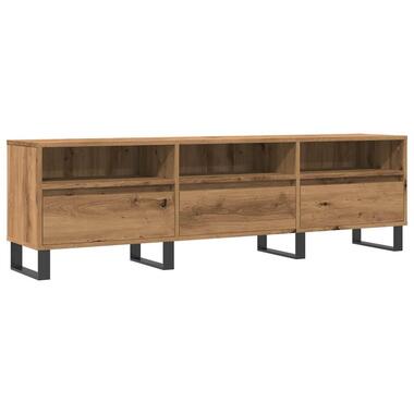 vidaXL - Tv-meubel - Bruin - Bewerkt hout product