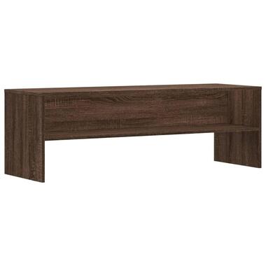 vidaXL - Meuble TV avec 2 étagères ouvertes - Chêne marron - Bois - 120x40x40 cm product