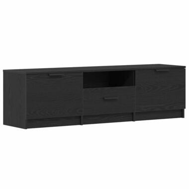 vidaXL - Meuble TV avec 1 tiroir et 2 portes - Chêne noir - Bois - 140x35x40 cm product