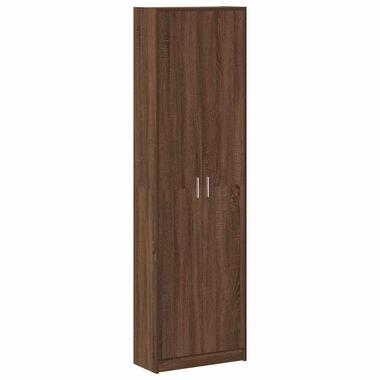 vidaXL - Rangement de garde-robe - Marron - Bois d'ingénierie - 55 x 25 x 189 cm product