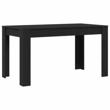 vidaXL - Table de salle à manger - Chêne noir - Bois - 140x74.5x76 cm product