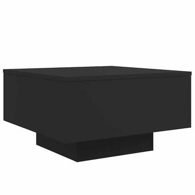 vidaXL - Salontafel - Zwart - Bewerkt hout - 55 x 55 x 31 cm product