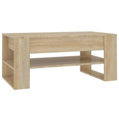 vidaXL - Salontafel - Bruin - Bewerkt hout product