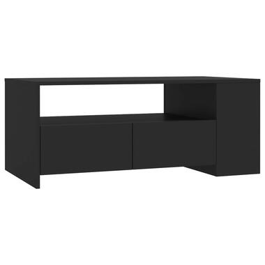 vidaXL - Salontafel - Zwart - Bewerkt hout product