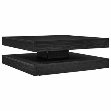 vidaXL - Salontafel - Zwart - Bewerkt hout - 90 x 90 x 34.5 cm product