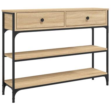 vidaXL - Wandtafel - Bruin - Bewerkt hout product
