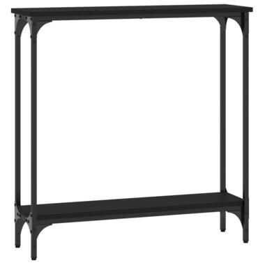 vidaXL - Wandtafel - Zwart - Bewerkt hout product