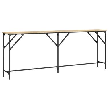 vidaXL - Wandtafel - Bruin - Bewerkt hout - 200 x 29 x 75 cm product