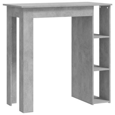 vidaXL - table de bar - Gris - Bois d'ingénierie product