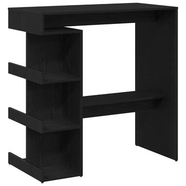 vidaXL - Table de bar - Noir - Bois d'ingénierie - 100 x 48 x 101.5 cm product