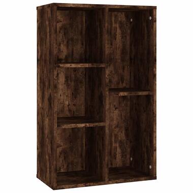 vidaXL - Boekenkast - Bruin - Bewerkt hout product