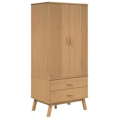 vidaXL - armoire - Brun - Bois de pin product