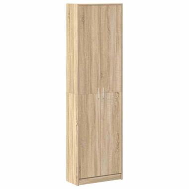 vidaXL - Rangement de garde-robe - Marron - Bois d'ingénierie - 55 x 25 x 189 cm product