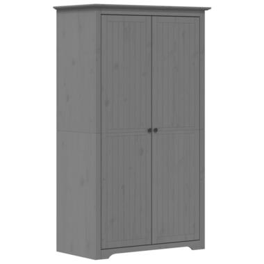 vidaXL - garde-robe - Gris - Bois de pin - 99 x 53.5 x 173 cm product