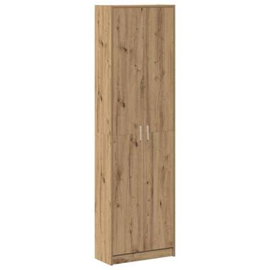 vidaXL - Rangement de garde-robe - Marron - Bois d'ingénierie - 55 x 25 x 189 cm product