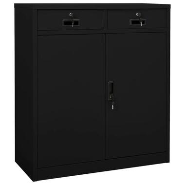 vidaXL - armoire de bureau - Noir - Acier product