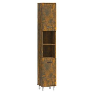 vidaXL - armoire de salle de bain - Brun - Bois d'ingénierie product