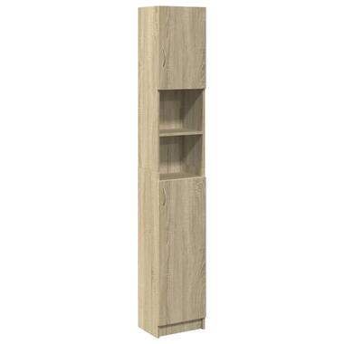 vidaXL - armoire de salle de bain - Brun - Bois d'ingénierie product