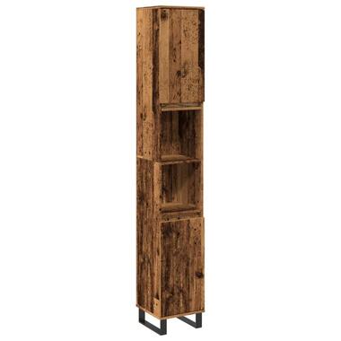 vidaXL - armoire de salle de bain - Brun - Bois d'ingénierie product