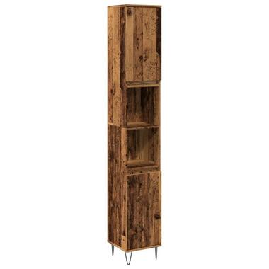 vidaXL - armoire de salle de bain - Brun - Bois d'ingénierie product