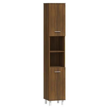 vidaXL - armoire de salle de bain - Brun - Bois d'ingénierie product