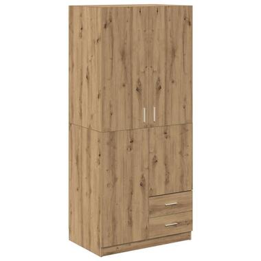vidaXL - garde-robe - Brun - Bois d'ingénierie product