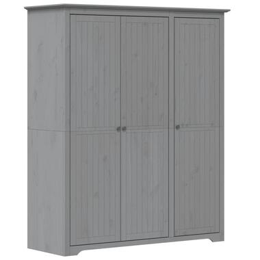 vidaXL - garde-robe - Gris - Bois de pin - 146 x 53.5 x 173 cm product