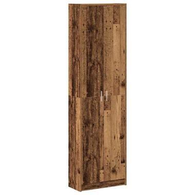 vidaXL - Rangement de garde-robe - Marron - Bois d'ingénierie - 55 x 25 x 189 cm product