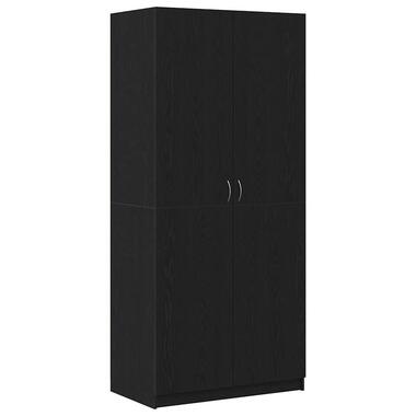 vidaXL - Armoire - Noir - Bois d'ingénierie product