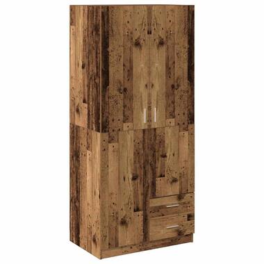 vidaXL - garde-robe - Brun - Bois d'ingénierie product