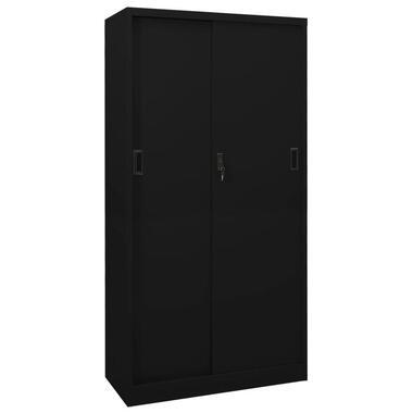 vidaXL - armoire de bureau - Noir - Acier product