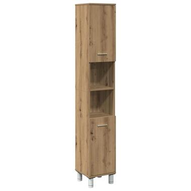 vidaXL - armoire de salle de bain - Brun - Bois d'ingénierie product