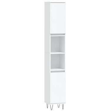 vidaXL - armoire de salle de bain - Blanc - Bois d'ingénierie product