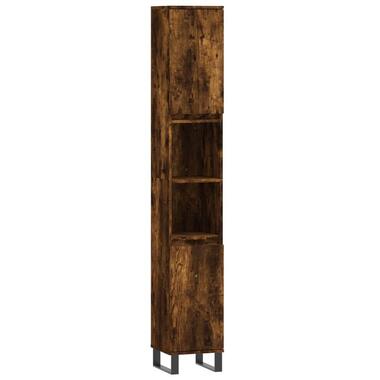 vidaXL - armoire de salle de bain - Brun - Bois d'ingénierie product