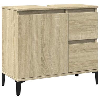 vidaXL - armoire de salle de bain - Brun - Bois d'ingénierie product