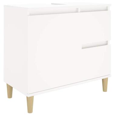 vidaXL - armoire de salle de bain - Blanc - Bois d'ingénierie product