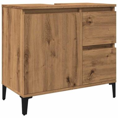 vidaXL - meuble de lavabo - Brun - Bois d'ingénierie product