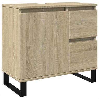 vidaXL - armoire de salle de bain - Brun - Bois d'ingénierie product