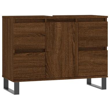 vidaXL - armoire de salle de bain - Brun - Bois d'ingénierie product