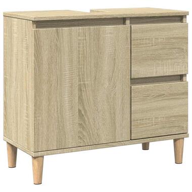 vidaXL - armoire de salle de bain - Brun - Bois d'ingénierie product
