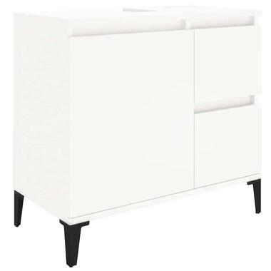 vidaXL - armoire de salle de bain - Blanc - Bois d'ingénierie product