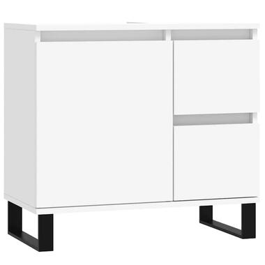 vidaXL - armoire de salle de bain - Blanc - Bois d'ingénierie product